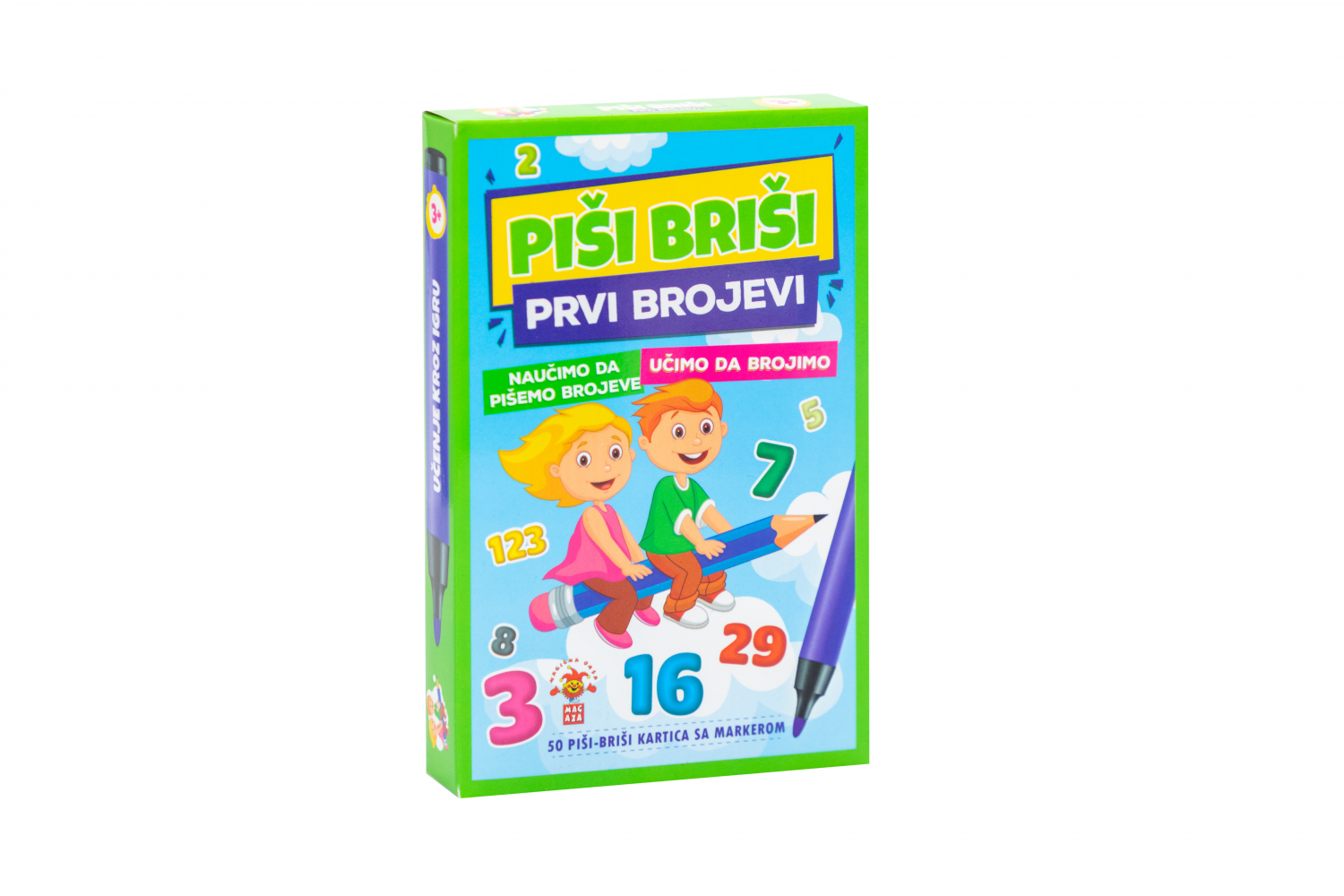 EDUKATIVNE KARTICE PIŠI BRIŠI PRVI BROJEVI 11006